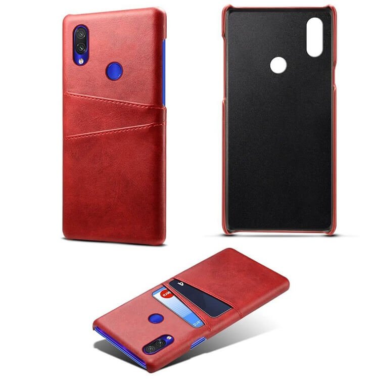 Carcasa Xiaomi Redmi Note 7 Cuero Roja 2