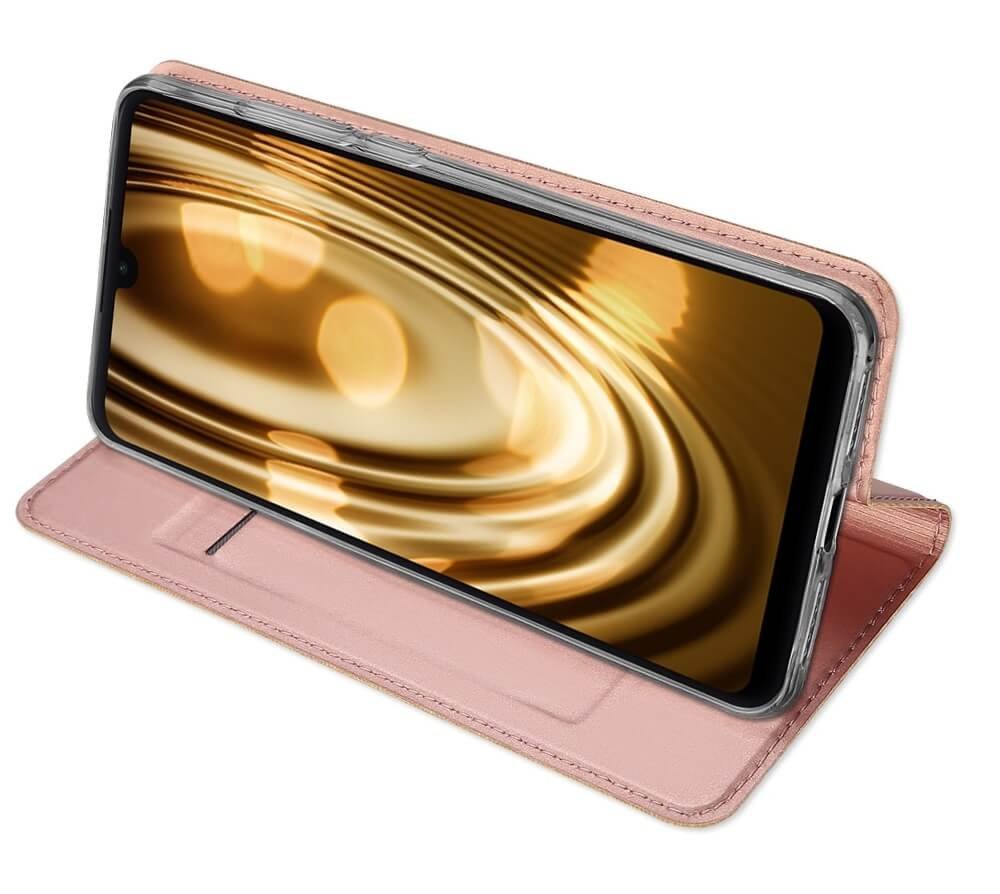 Funda Libro Smart Translucida Honor View 20 Dux detaile soporte