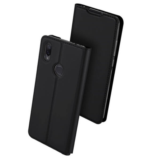 Funda Libro Smart Translucida Xiaomi Redmi Note 7 Dux negra