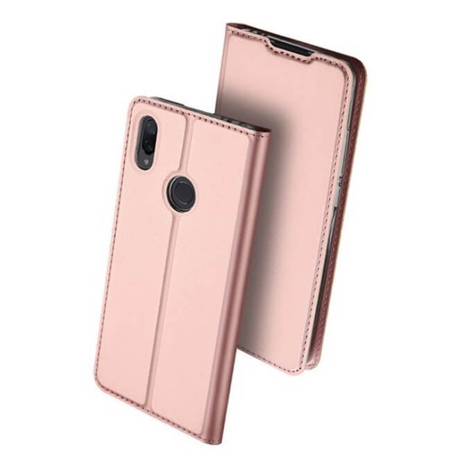 Funda Libro Smart Translucida Xiaomi Redmi Note 7 Dux rosa