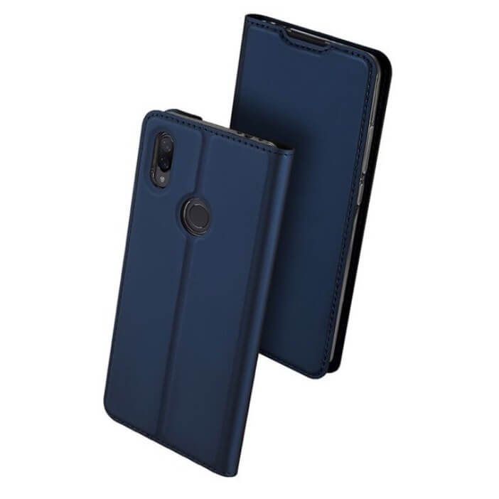 Funda Libro Smart Translucida Xiaomi Redmi Note 7 Dux azul