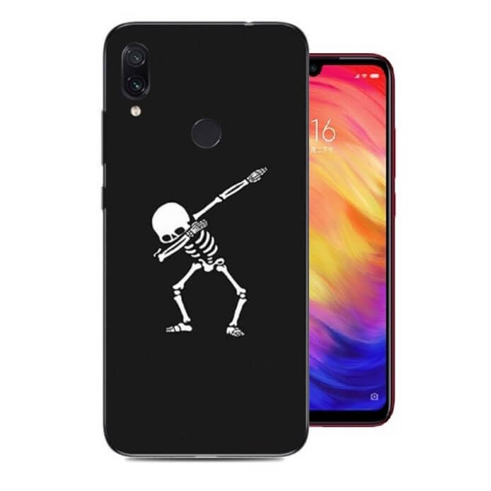 Funda Xiaomi Redmi Note 7 Dibujo Esqueleto