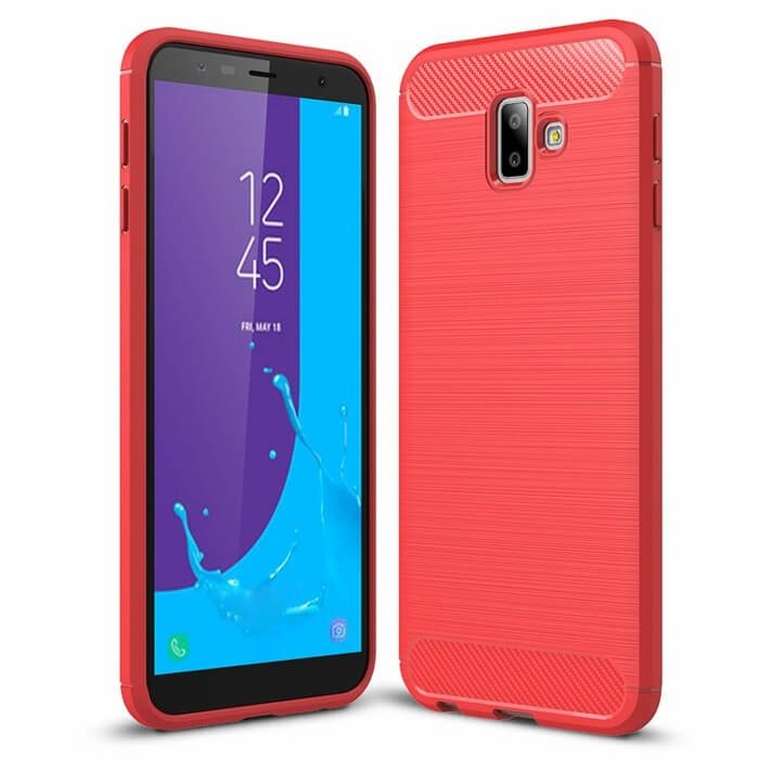 Funda Samsung Galaxy J6 Plus Tpu 3D Roja