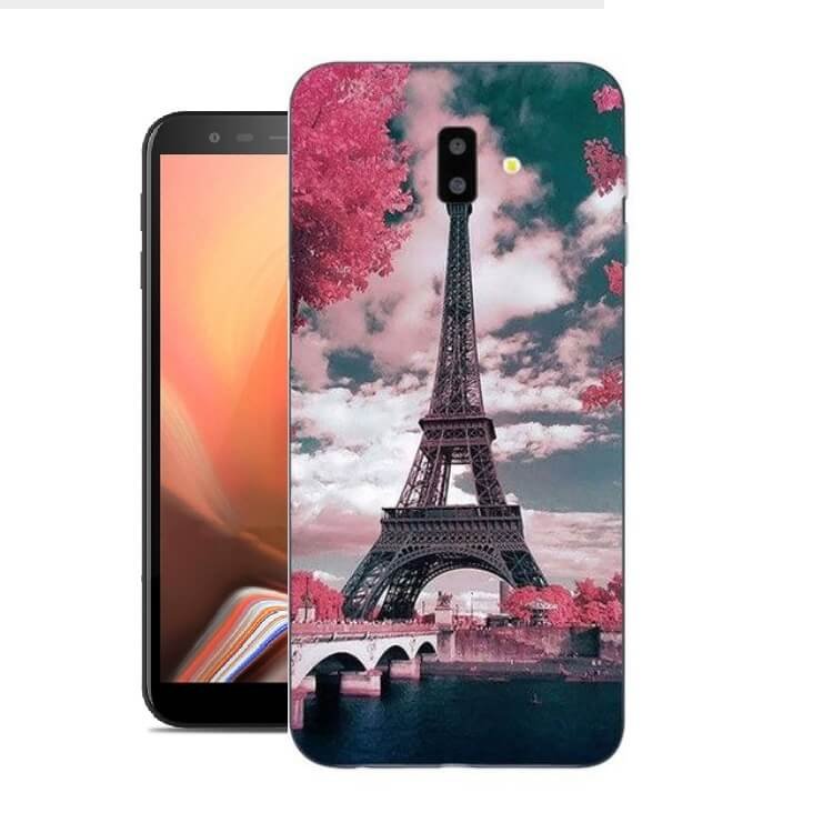 Funda Samsung Galaxy J6 Plus Dibujo Paris