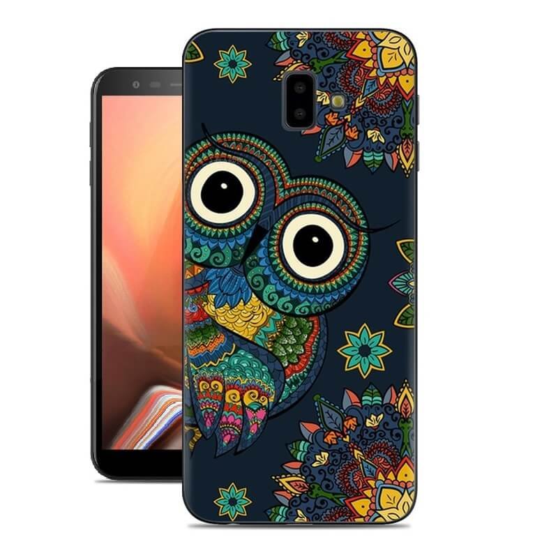 Funda Samsung Galaxy J6 Plus Dibujo Buho