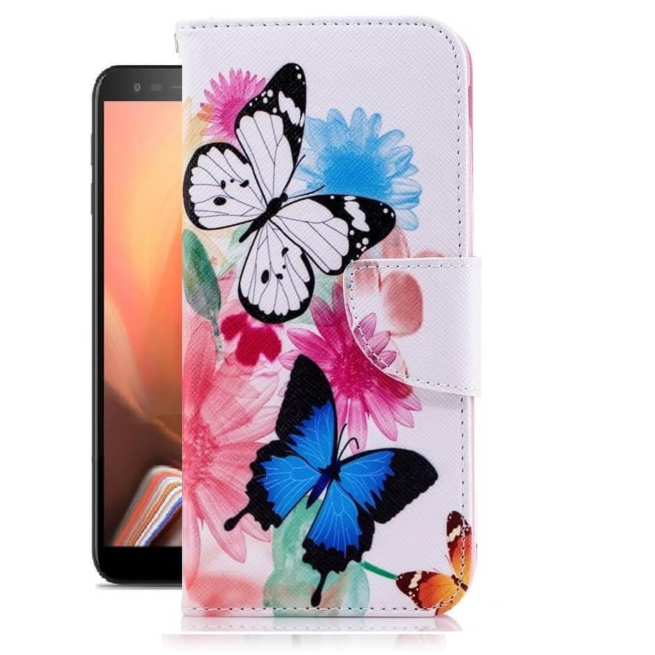 Funda Libro Samsung Galaxy J6 Plus Soporte Mariposa.