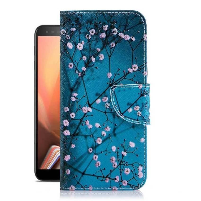Funda Libro Samsung Galaxy J6 Plus Soporte Blossom.