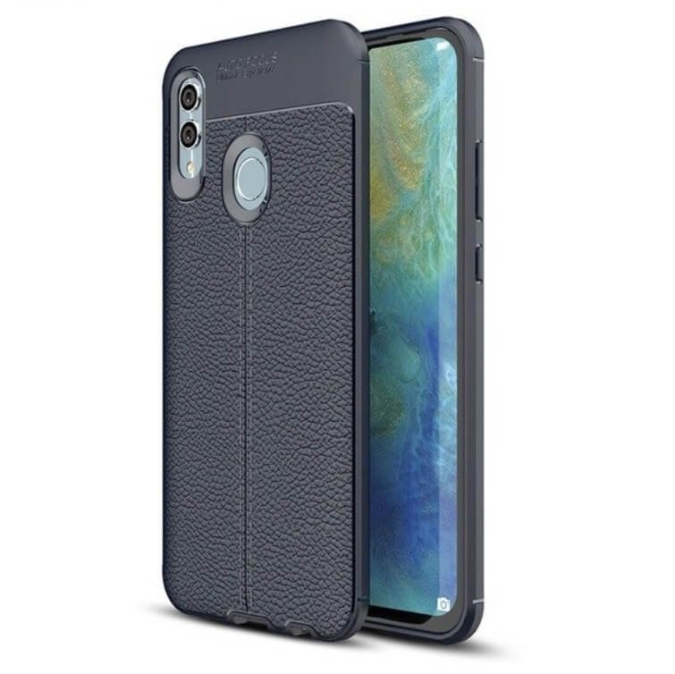 Funda Huawei P Smart 2019 Tpu Cuero 3D Azul