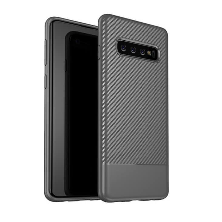Funda Samsung Galaxy S10 Tpu Carbon 3D Gris