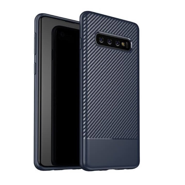 Funda Samsung Galaxy S10 Tpu Carbon 3D Azul