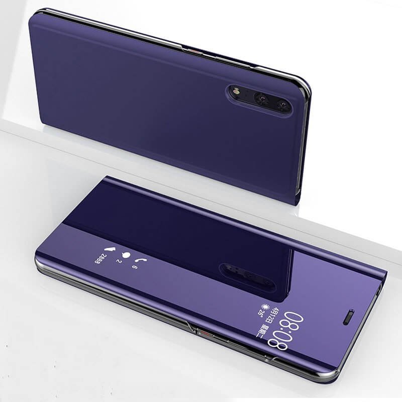 Funda Libro Ventana Translucida Huawei P Smart 2019 Lila