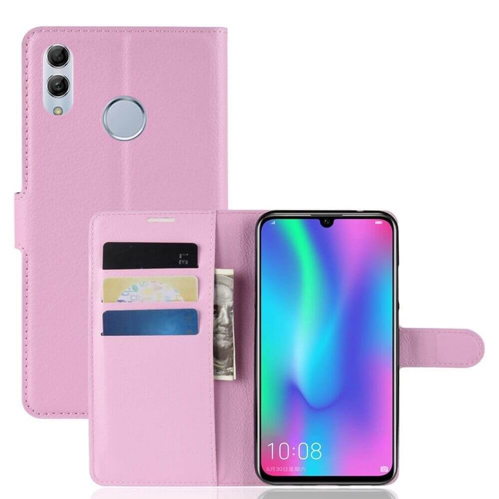Funda cuero Flip Huawei P Smart 2019 Rosa.