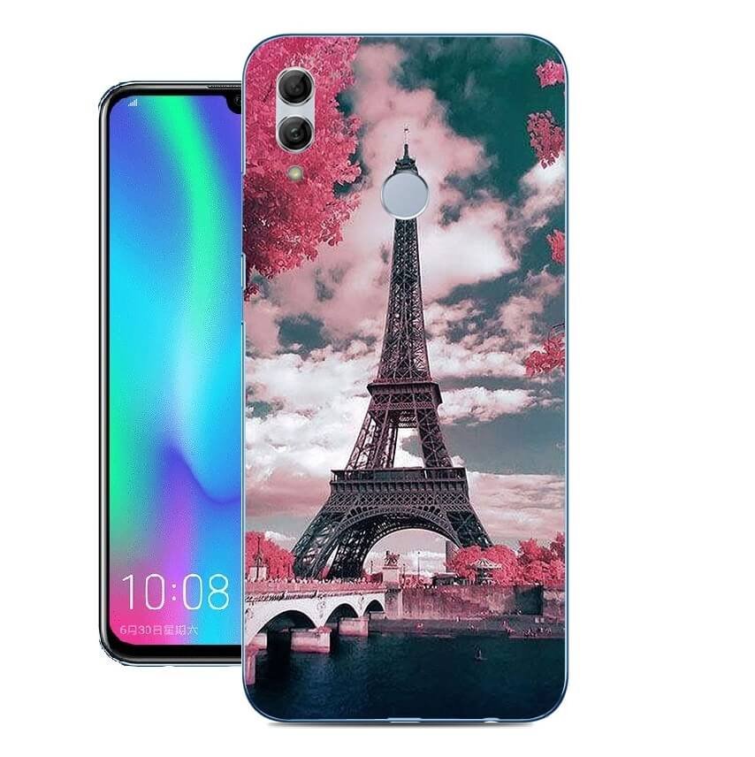 Funda Huawei P Smart 2019 Gel Dibujo Monumentode alta calidad.