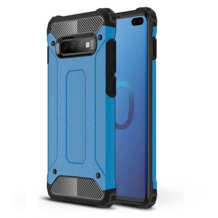 Funda Samsung Galaxy S10 Plus Shock Resistante Azul