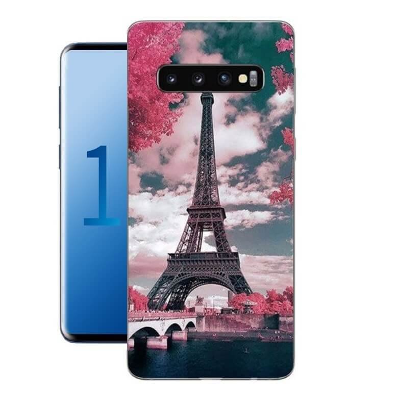 Funda Samsung Galaxy S10 Plus Gel Dibujo Paris