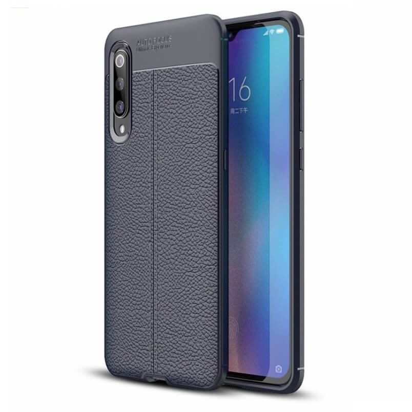 Funda Xiaomi MI 9 SE Tpu Cuero 3D Azul