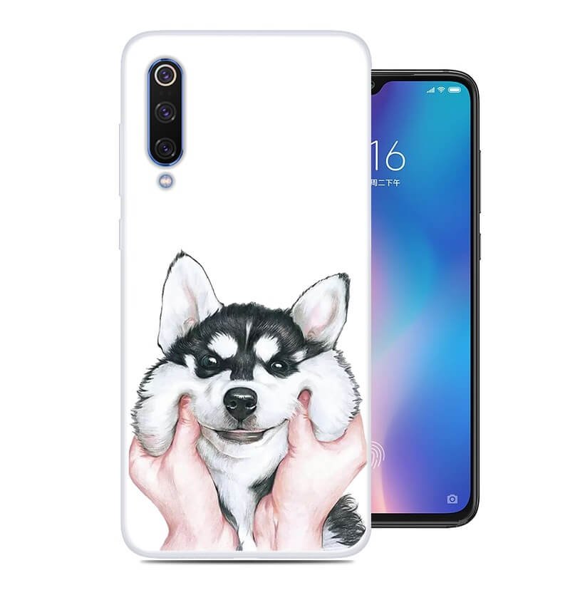 Funda Xiaomi MI 9 SE Gel Dibujo Perrito
