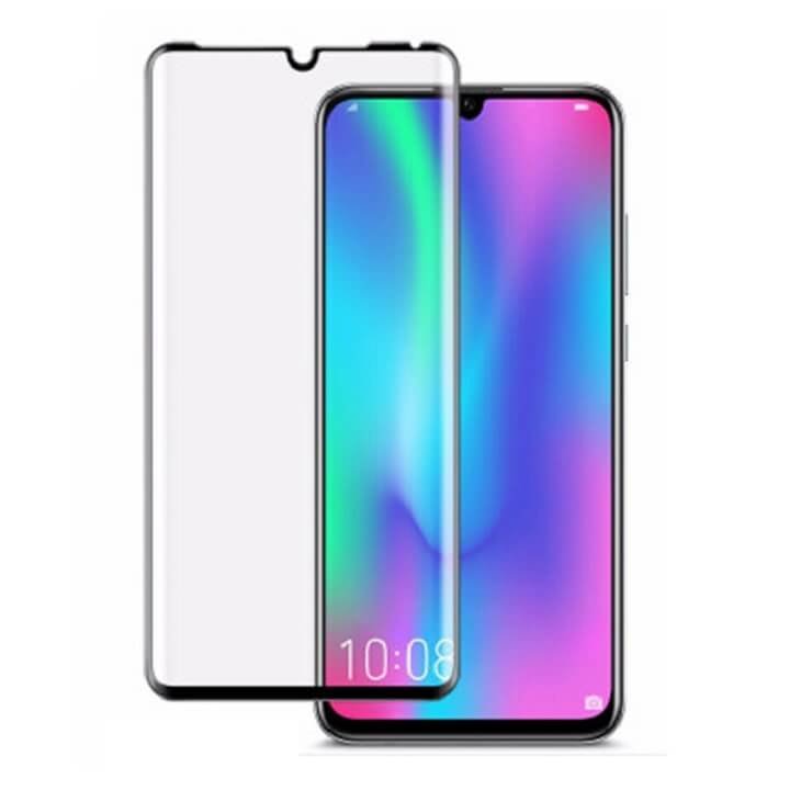 Protector Pantalla Cristal Negro Templado Premium Huawei P30