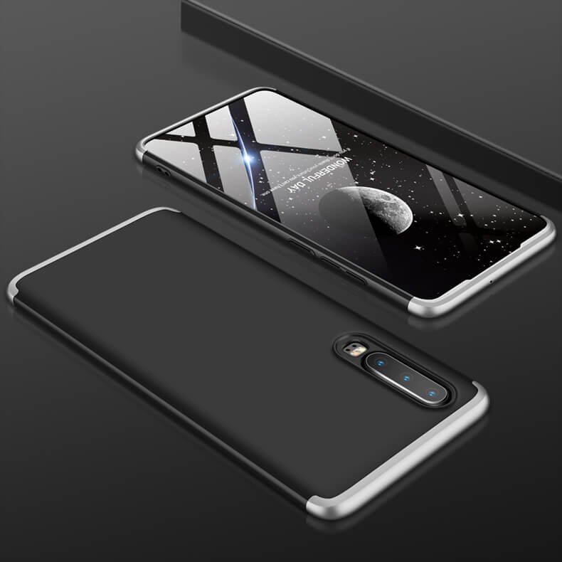 Funda 360 Huawei P30 Gris y Negra