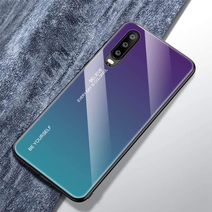 Funda Huawei P30 Tpu Trasera Cristal laguna