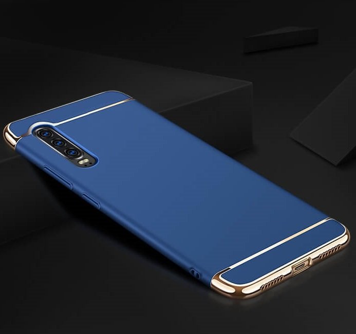 Funda Huawei P30 Cromadas Azul.