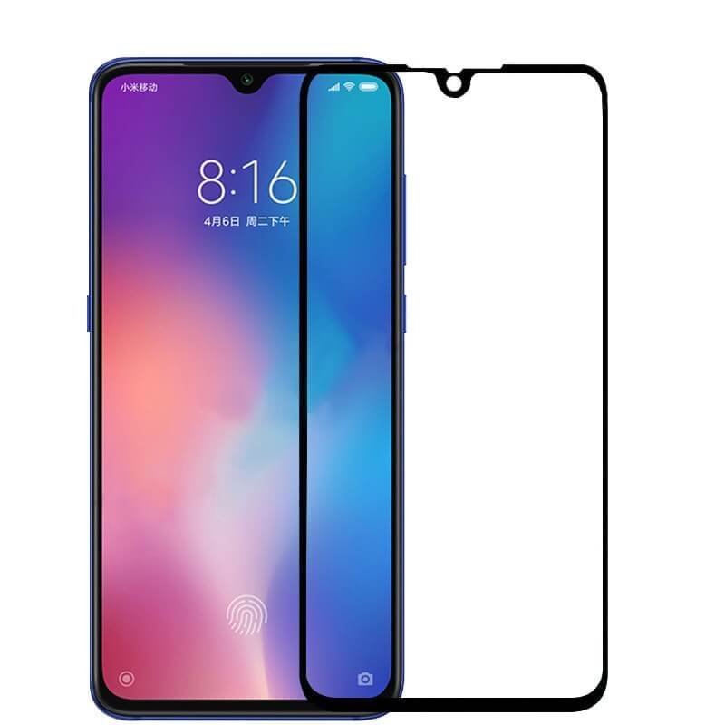 Protector Pantalla Cristal Negro Templado Premium Xiaomi MI 9