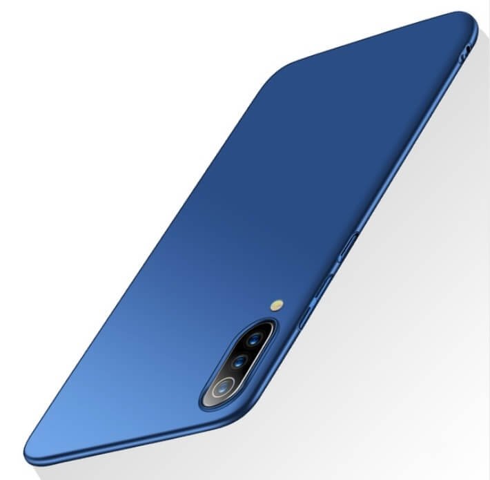 Funda Gel Xiaomi MI 9 Flexible y lavable Mate Azul