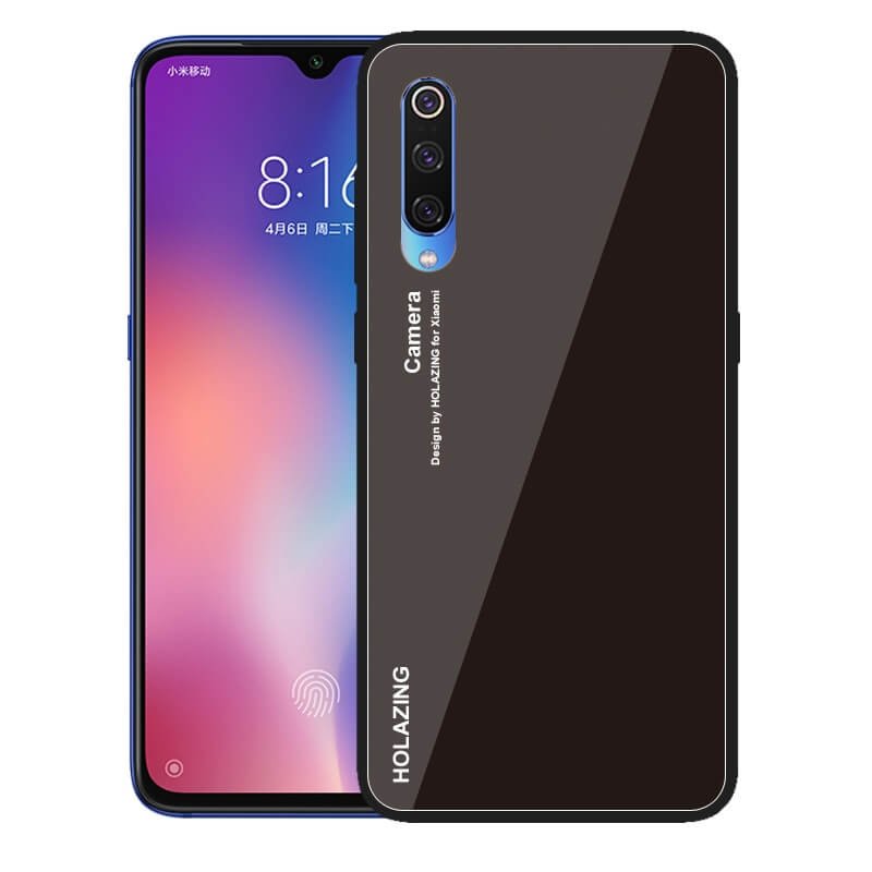 Funda Xiaomi MI 9 Tpu Trasera Cristal Negra
