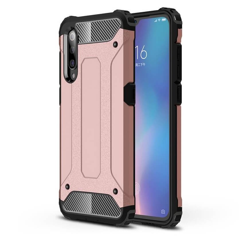 Funda Xiaomi MI 9 Shock Resistente Rosa