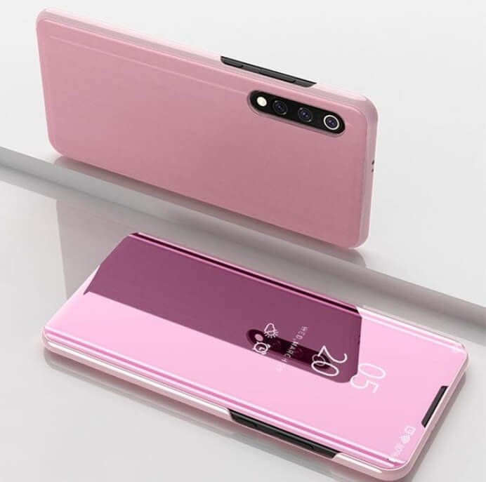 Funda Libro Smart Translucida Xiaomi MI 9 Rosa