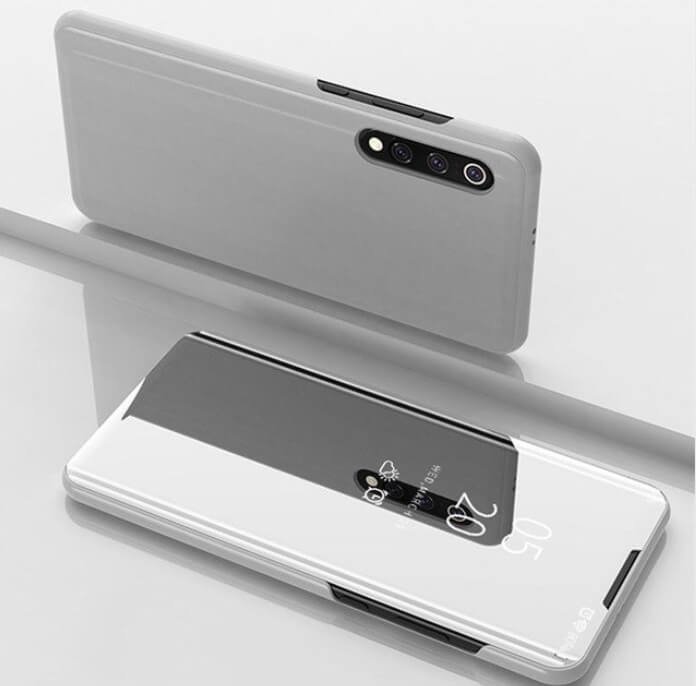 Funda Libro Smart Translucida Xiaomi MI 9 Gris