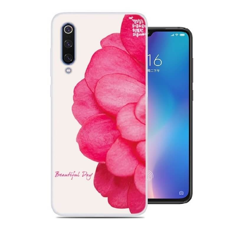 Funda Xiaomi MI 9 Gel Dibujo Flor De Loto