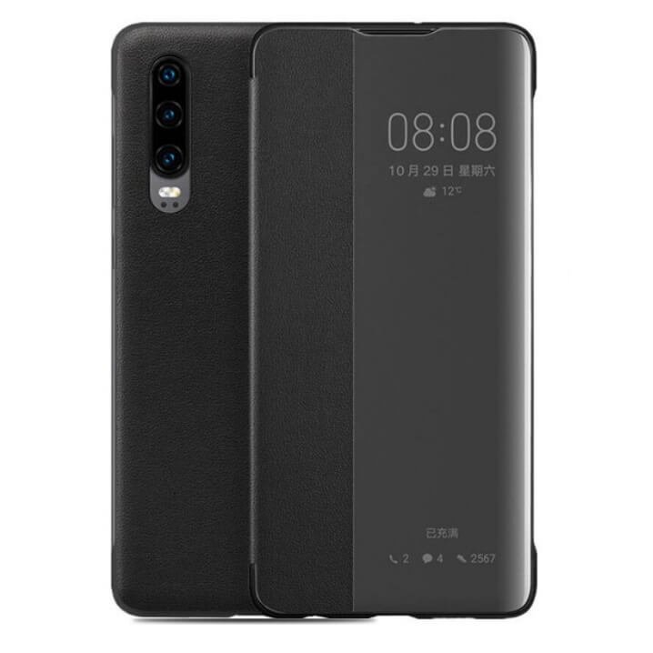 Funda Libro Smart View Huawei P30 Negra