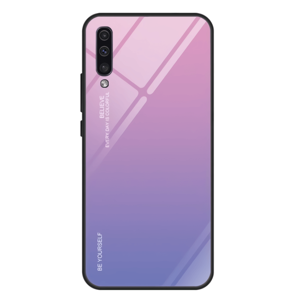 Funda Samsung Galaxy A50 Tpu Trasera Cristal rosa