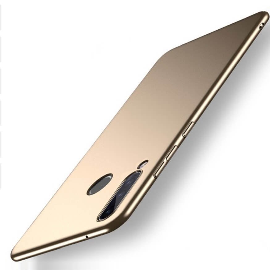 Funda Gel Huawei P30 Lite Flexible y lavable Mate Dorada