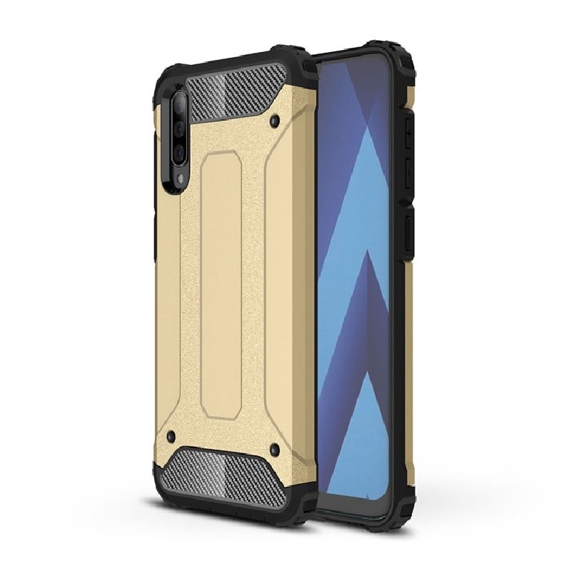 Funda Samsung Galaxy A50 Shock Resistente dorada