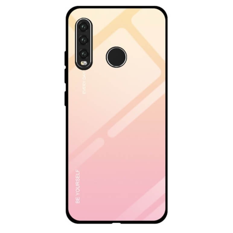 Funda Huawei P30 Lite Tpu Trasera Cristal roja