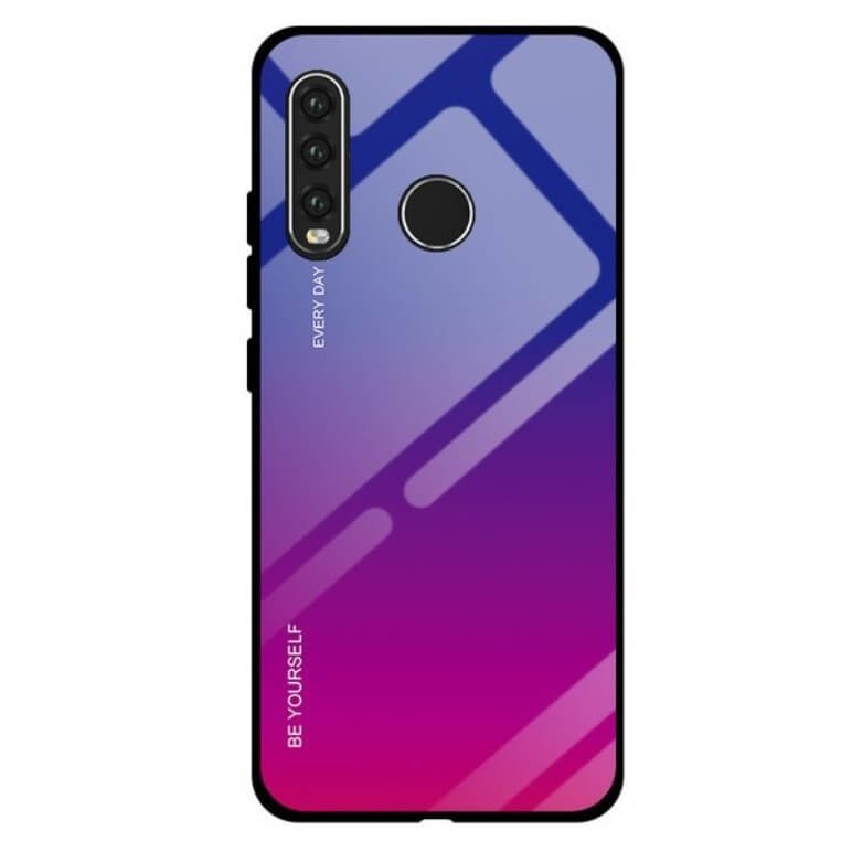 Funda Huawei P30 Lite Tpu Trasera Cristal rosa