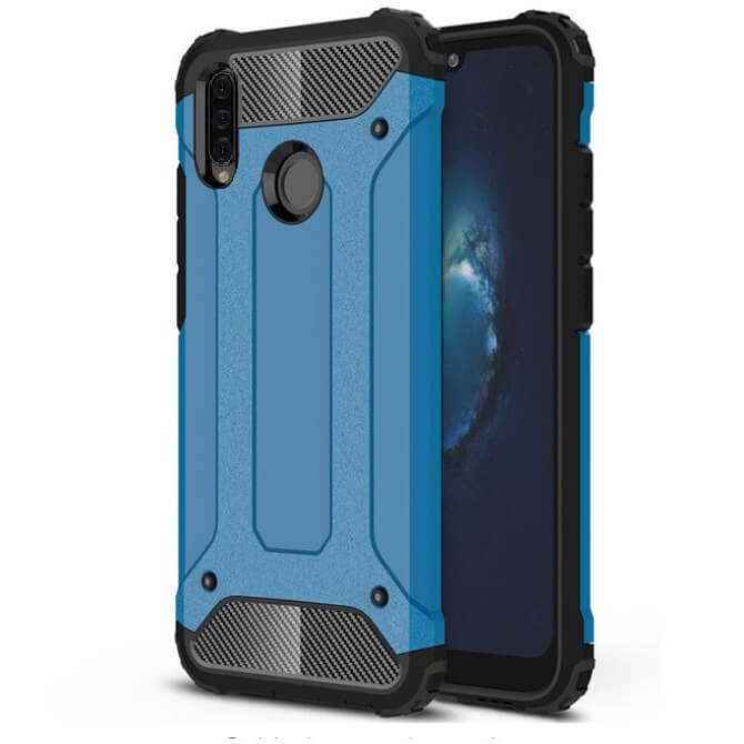 Funda Huawei P30 Lite Shock Resistante Azul