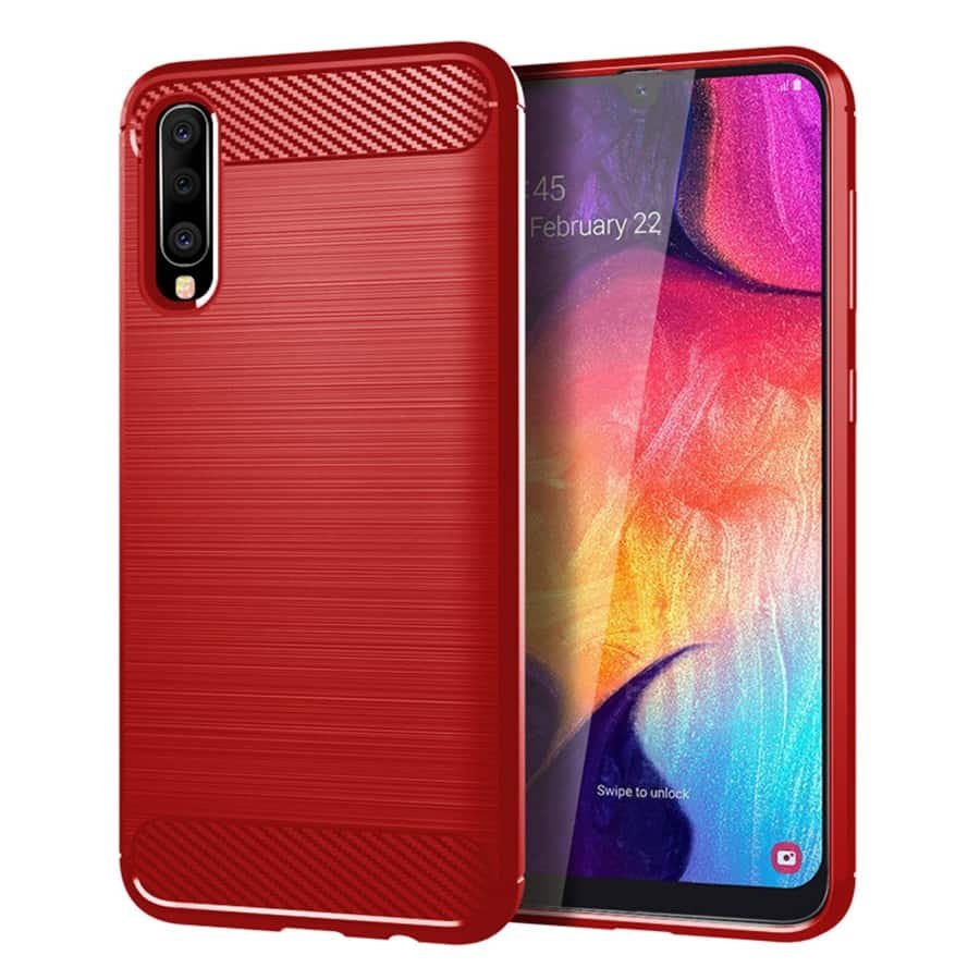 Funda Samsung Galaxy A50 Tpu 3D Roja
