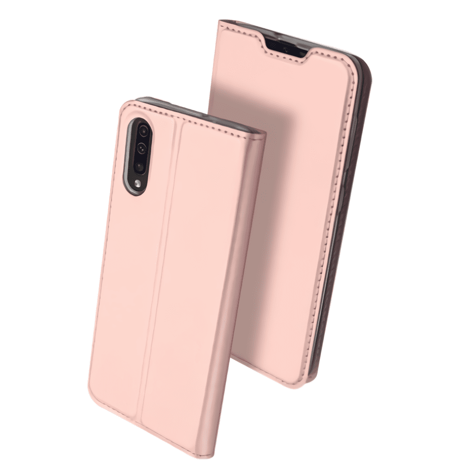 Funda Libro Smart Translucida Samsung Galaxy A50 Dux rosa