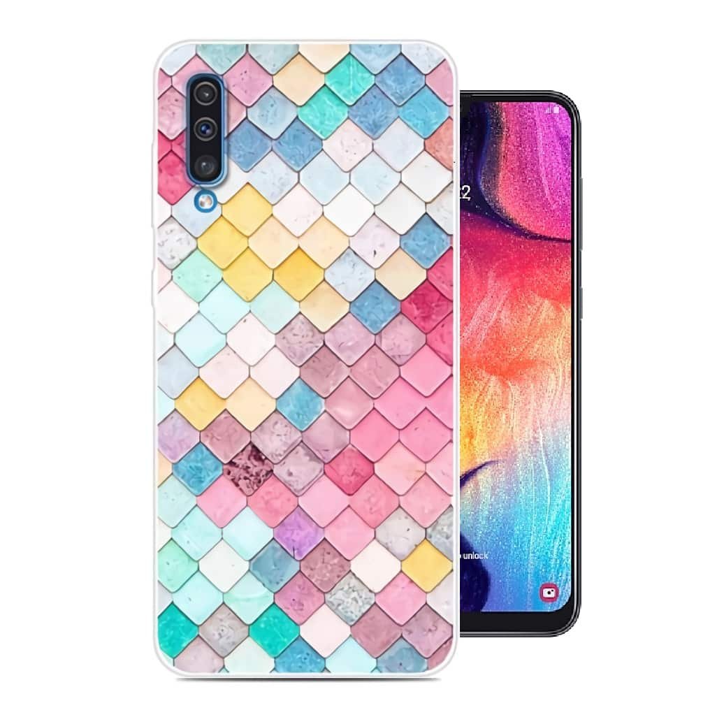 Funda Samsung Galaxy A50 Dibujo Acuarela