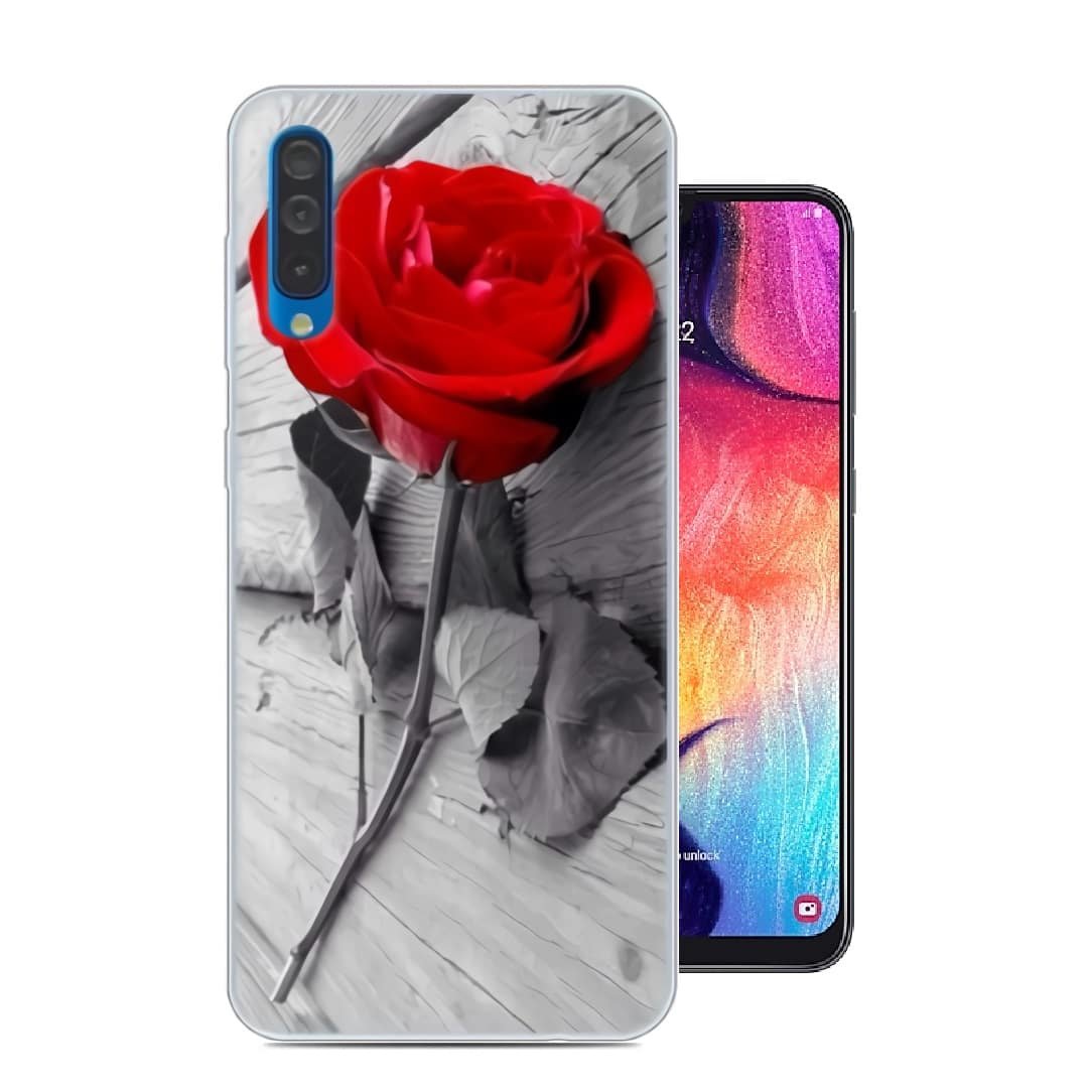 Funda Samsung Galaxy A50 Dibujo Rosa