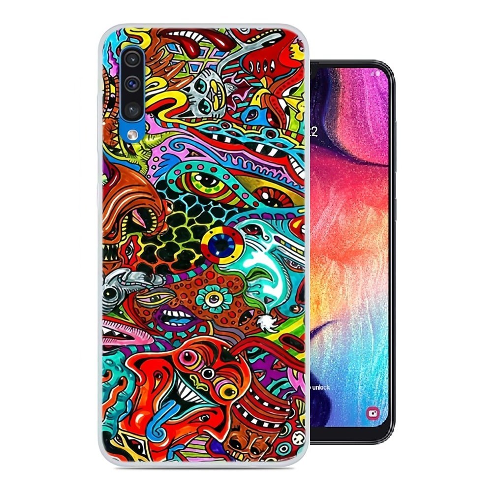 Funda Samsung Galaxy A50 Dibujo Psico