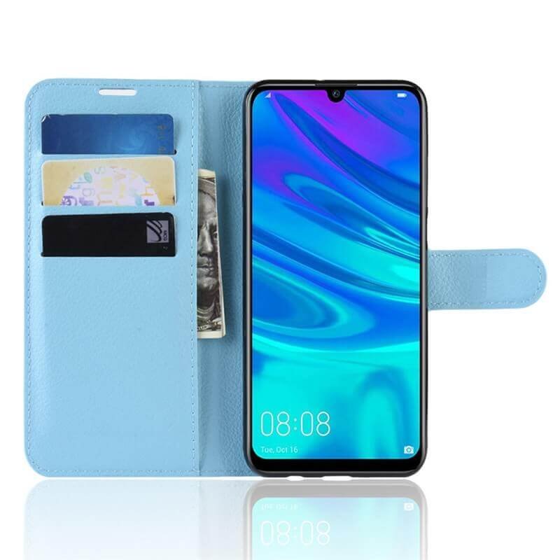 Funda Libro Huawei P30 Lite Soporte Azul.