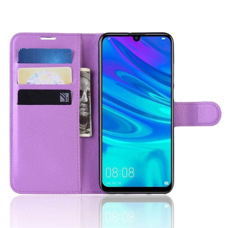 Funda Libro Huawei P30 Lite Soporte Lila.