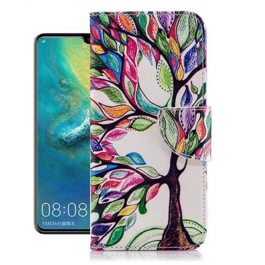 Funda Libro Huawei P30 Lite Soporte Arbol.