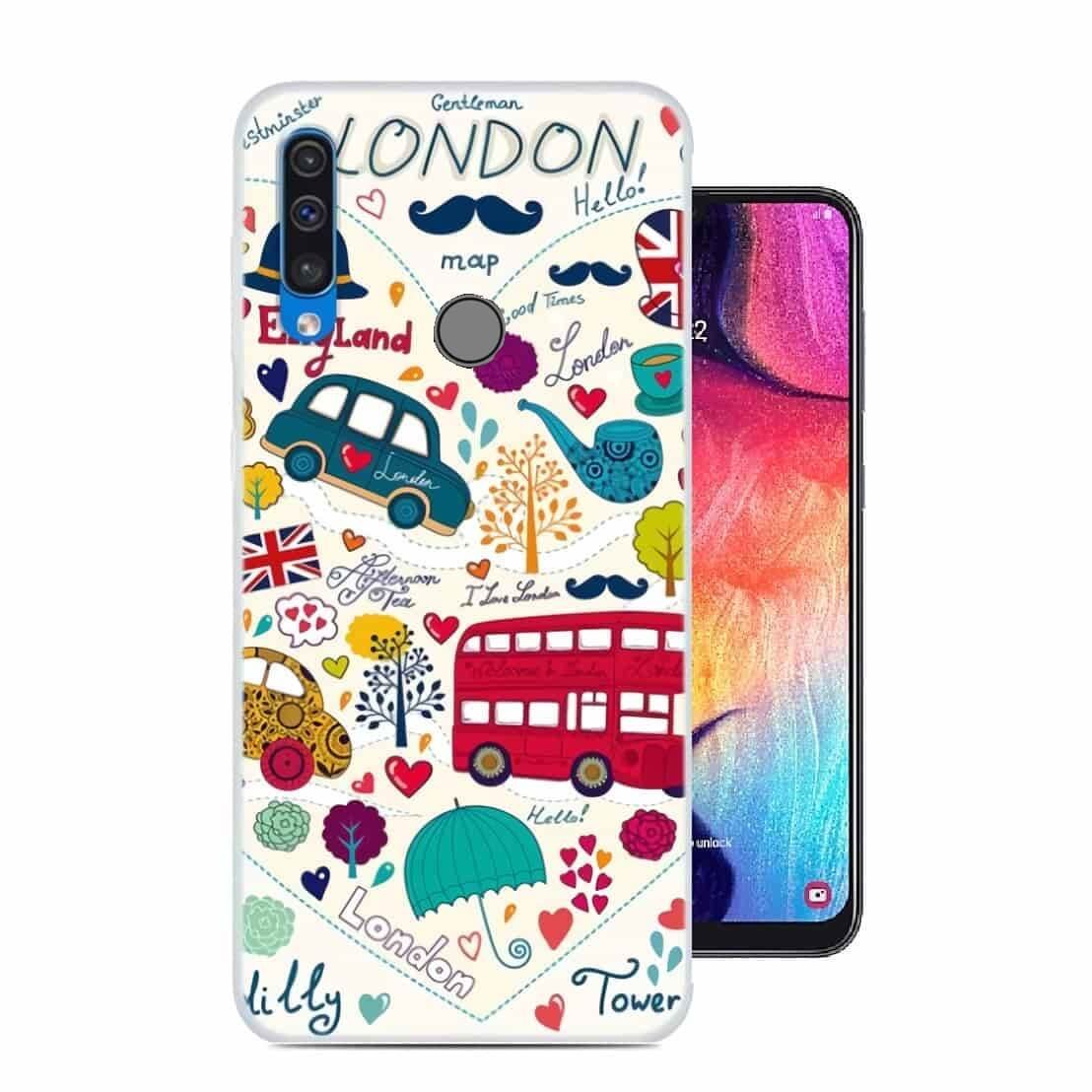 Funda Huawei P30 Lite Gel Dibujo London