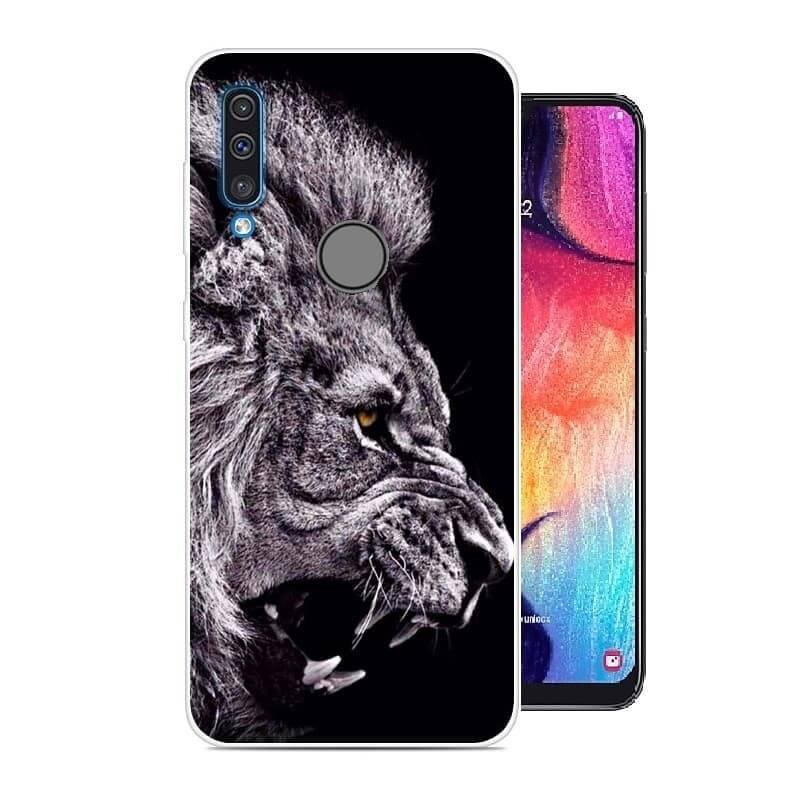 Funda Huawei P30 Lite Gel Dibujo Leon