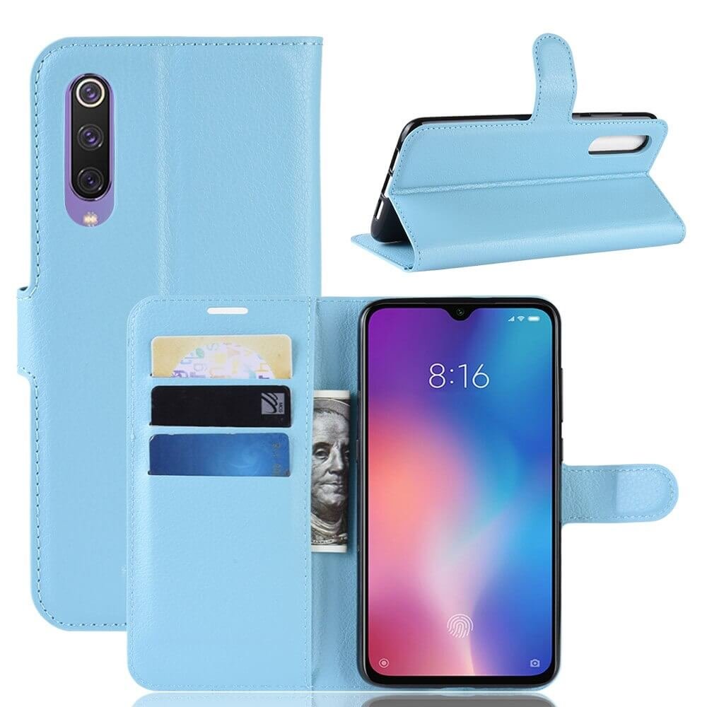 Funda Libro Xiaomi MI 9 SE Soporte Azul.